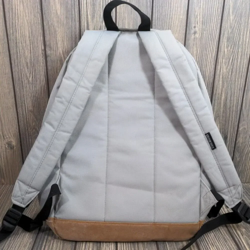 Steve Madden Barnett Avenue‎ Gray Backpack School Travel Mountain Logo Unisex